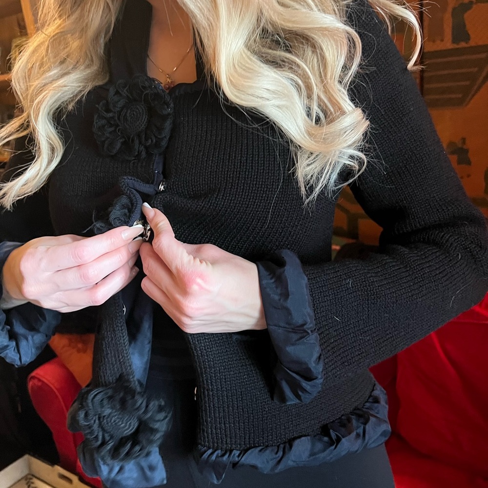 Marc Jacobs Jacket Sweater wool silk Med